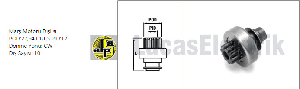 MARŞ DİŞLİSİ-VT 10D PEU.205D/CIT C15D  -105540- - LUCAS-SDR8013