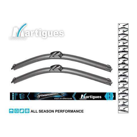 MUZ SILECEK MERCEDES BENZ C200 C220 CDI CLS E CLASS PORSCHE CAYENNE TOUAREG 10.07› 650+650MM - MARTIGUES S2626C3