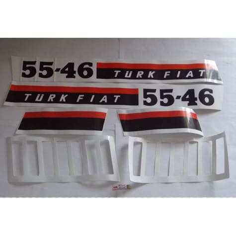 43595 55-46 Yan Yazı Takım Türk Fiat Erd220 5143500-5143501 Erdal C-338 - PY-43595 - PY-43595
