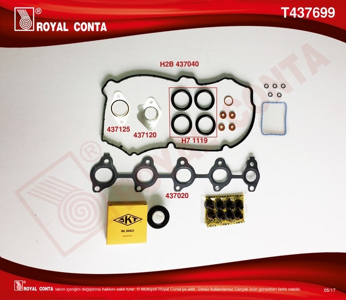 UST TAKIM CONTASI SKT KECELI SUBAP LASTIKLI S,K,C HARIC KRANK KECESIZ P107 P206 P307 NEMO BIPPER P20 - ROYAL T437699