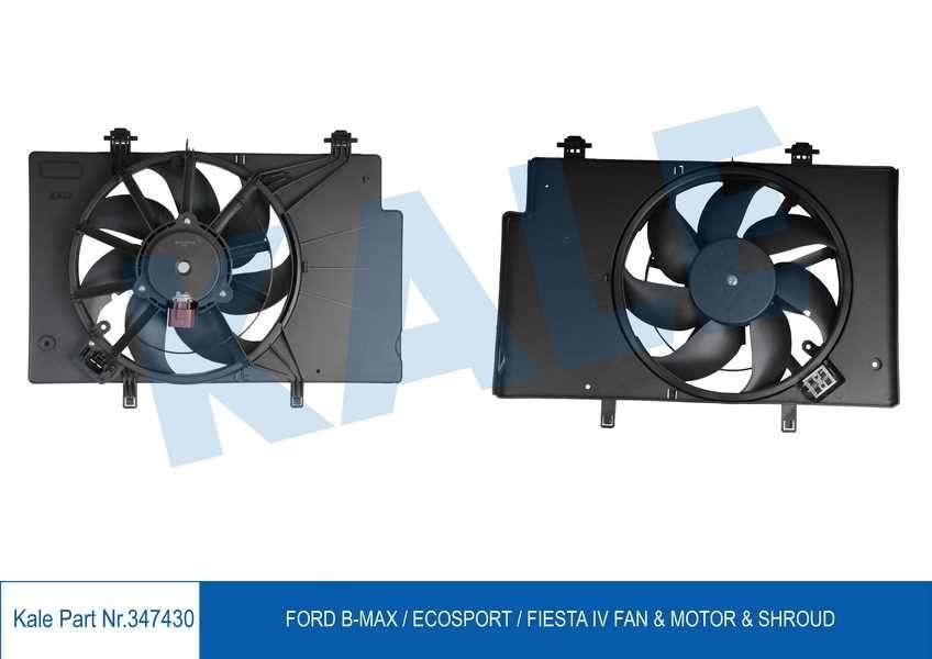FAN MOTORU (+AC) FIESTA VI 08>15 B MAX 12 /> 1,4TDCI / 1,5TDCI / 1,6TDCI KLIMALI - KALE 347430