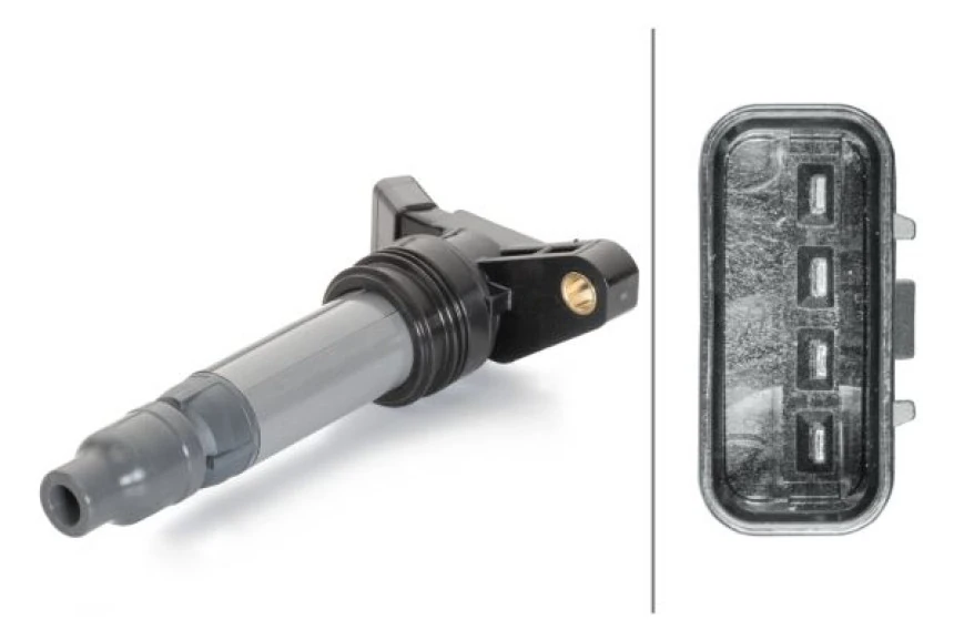 Volvo Atesleme Bobını Volvo S60 II (134) T6 Awd 10> S80 II (124) 3.2 06> V60 I (155, 157) 3.0 T  14> V70 I - Hella 5da230036-231