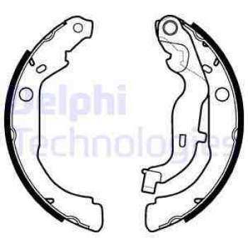 ARKA FREN BALATASI (PABUCLU) DUSTER 4X4 LOGAN CLIO II 1,2 1,2 16V 1,4 1,4 16V 1,5DCI 1,6 16V 1,9D 1, - DELPHI LS2127
