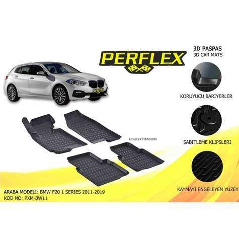 PASPAS 3D HAVUZLU X-MAT BMW F20 11>19 - PERFLEX PXM-BW11