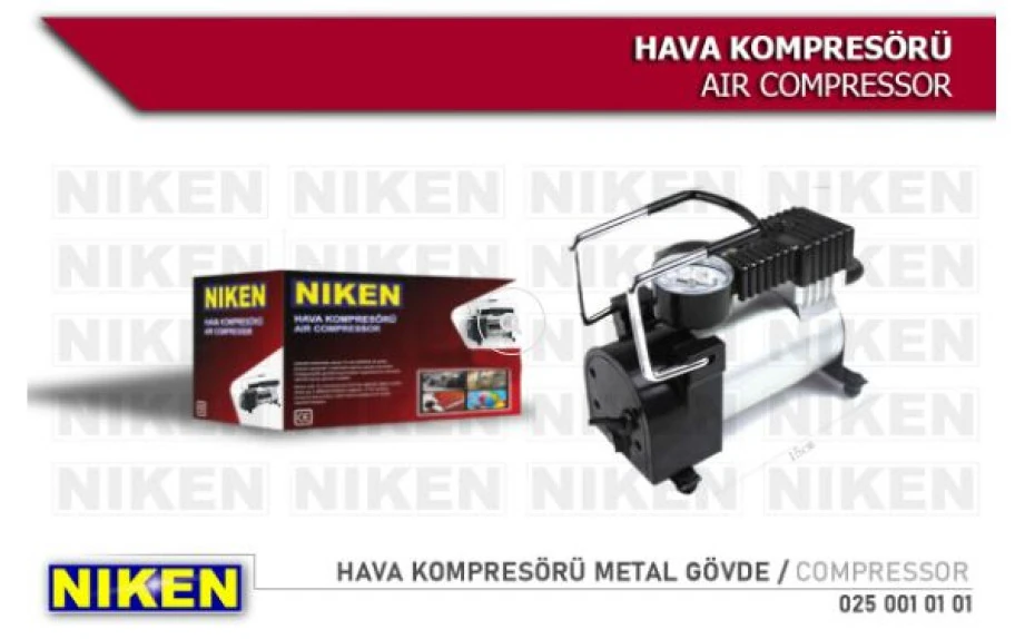 Unıversal Hava Kompresoru Metal Govde 12v - Niken 025 001 01 01