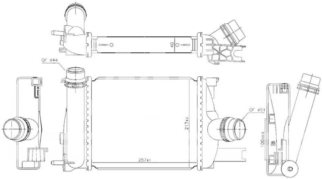 Renault Turbo Radyatoru 0.9 Tce  Clio IV Logan-Sandero II Captur - Orıs İrn148040