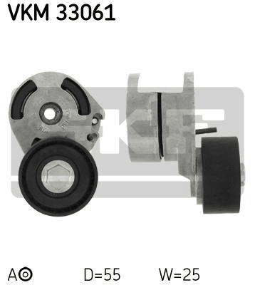 ALTERNATOR GERGI RULMANI (KOMPLE) BERLINGO II C5 II XSARA II XSARA PICASSO C3 FIESTA P407 PARTNER II - SKF VKM33061