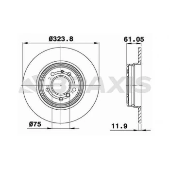 Bmw Fren Diski Arka Bmw E38 - Braxıs Ae0538