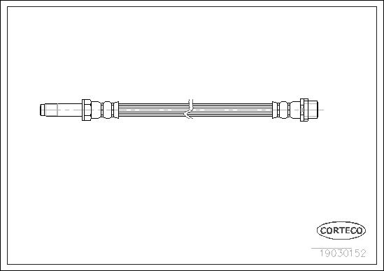 ON FREN HORTUMU MERCEDES 903 316CDI 00-06 904 416CDI 00-06 - CORTECO 19030152