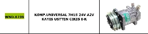 Unıversal Klima Kompresörü>unıversal 7h15 24v A2v Kayıs Ustten Cikis I-K - Wondo-8239