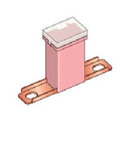 SİGORTA-YAN AYAKLI-80 AMP   62mm   SİYAH - MTA-M0472080