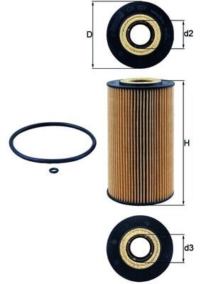 YAG FILTRESI W211 03>08 W463 00> W163 01>05 W220 00>05 - MAHLE OX169D