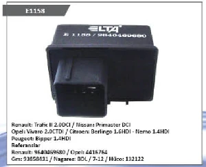 Unıversal Kizdirma Rolesi-12v Megane İi/partner 2000hdi   9640469680 - Elta-E1158