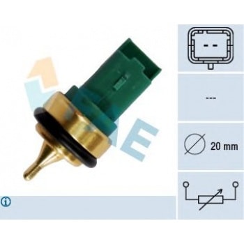TERMOSTAT MUSURU BERLINGO II P206 P207 P307 PARTNER II P308 P206+ (T3E) PLUS C2 C3 C3 II C4 XSARA II - FAE 33707