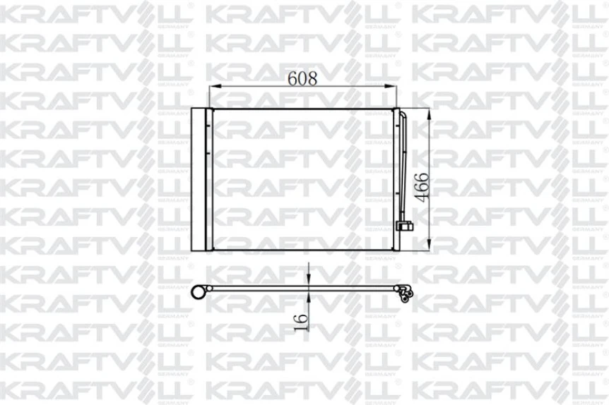 Bmw Klima Radyatoru Bmw N57n M57n2 E70 E71 F15 F16 - Kraftvoll 08060081
