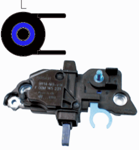 KONJEKTÖR-ALT.KONJEKTÖR>  IB260 / VR-B363  12V  MERCEDES SPRINTERVITO 2.2 CDI TEK CİVATA L UÇLU - VERTEX-VB260