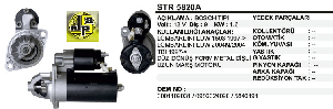 MARŞ MOTORU-BT 12V LOMBARDINI DÜZ DÖNÜŞ (UZUN) FM DİŞLİLİ - REMARK-STR5820/A