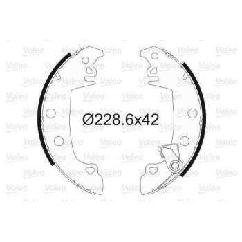 ARKA FREN BALATASI PABUC C15 M131 R12 R25 ESPACE I - VALEO 562980