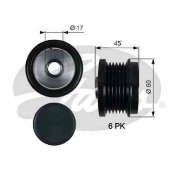 ALTERNATOR KASNAGI (43,5MM) CMAX FIESTA VI FOCUS III KUGA II TRANSIT CONNECT COURIER 1.5 1.6 2.0TDCI - GATES OAP7155