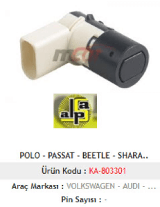 PARK SENSÖRÜ-VOLKSWAGEN - SEAT - SKODA - AUDI - PORSCHE - MCAR-KA803301