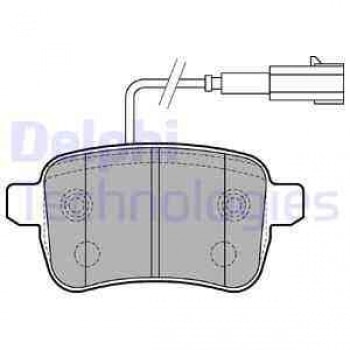 ARKA FREN BALATASI ALFA ROMEO GIULIETTA 1.4 TB 1.6 JTD 09>13 - DELPHI LP2222