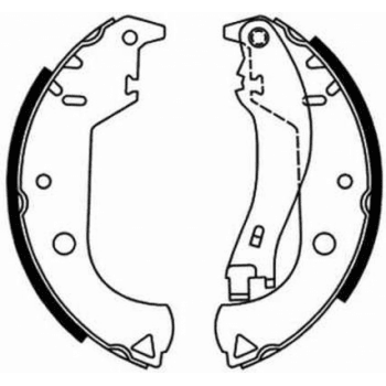 Fiat Arka Fren Balatası Pabuc Doblo Albea 1,2 / 1,3 / 1,4 / 1,6 / 1,9 - Kale B 686 0440 14 P