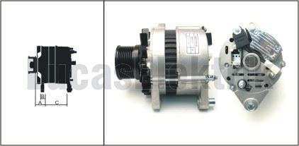 Turk Traktor Alternator 12v 80a Turk Traktor 8 Kanal - Lucas 619 204 68