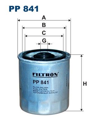 YAKIT FILTRESI MERCEDES 190 W201 88>93 W202 93>00 W124 89>93 W210 96>99 W461 97> SPRINTER 95>00 , SS - FILTRON PP841