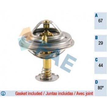 TERMOSTAT 80°C (M116, M117, M119) W124 93>95 W126 85>91 W140 91>98 R129 92>01 - FAE 5307880