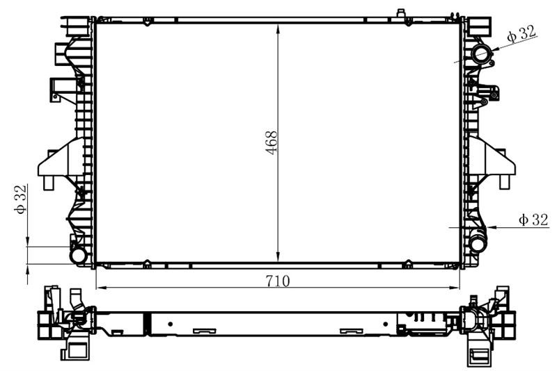 MOTOR SU RADYATORU TRANSPORTER T5 2,5TDI AXD AXE BLJ BNZ BPC 03>09 - VALEO 733116