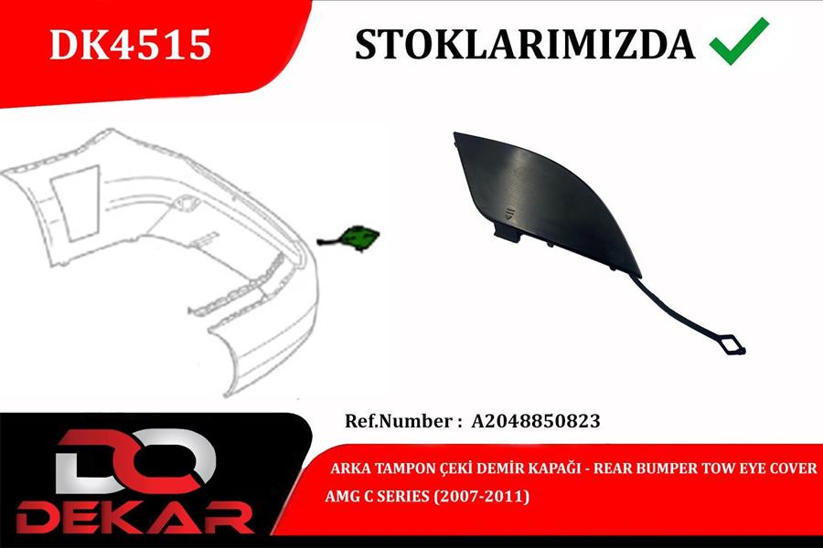 TAMPON CEKI KAPAGI ARKA C-CLASS W204 07>11 - DEKAR DK4515