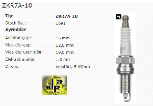 Unıversal Buji-A.romeo Fiat Ford Lancıa - Ngk-Zkr7a-10