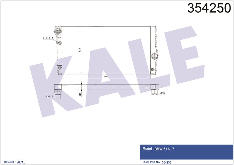 MOTOR SU RADYATORU BMW F07 F10 F11 F01 F02 F03 F04 - KALE 354250