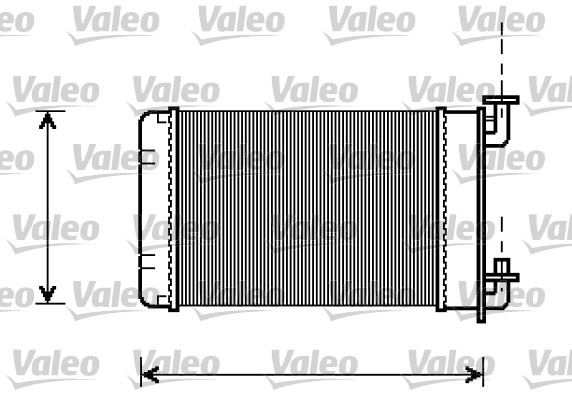 KALORIFER RADYATORU BMW E30 83>94 - VALEO 812238