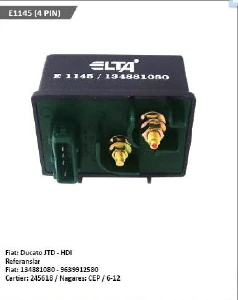 Unıversal Kizdirma Rolesi-12v Fiat Ducato Jtd/hdi 4 Fişli   134881080 - Elta-E1145