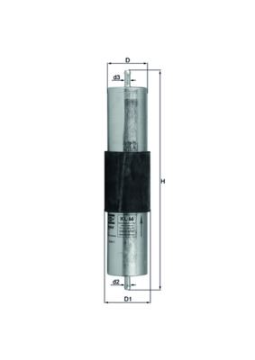 YAKIT FILTRESI BMW E36 E46 E39 E38 E31 - MAHLE KL66
