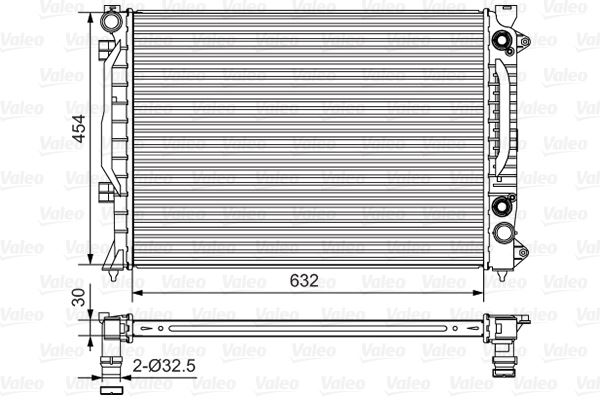 MOTOR SU RADYATORU A6 ALLROAD QUATTRO 00>05 - VALEO 734753