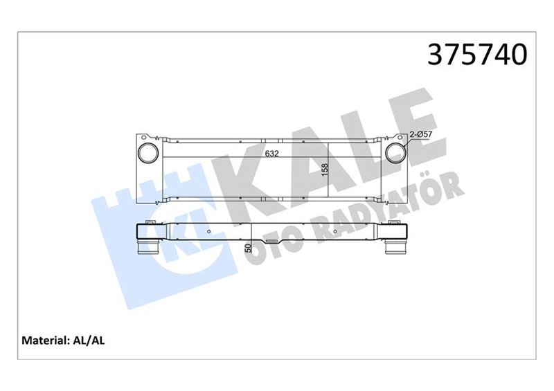 TURBOSARJ RADYATORU VIANO W639 03> VITO W639 03> - KALE 375740