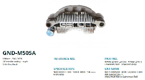 DİYOT TABLASI>KIA SORENTO/HYUNDAI STAREX CRDI100mm(8DIOT) - GENON-GND-M505A