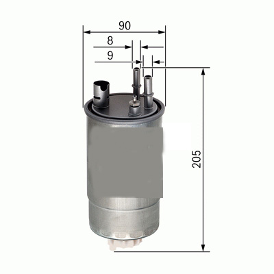 MAZOT FILTRESI MERIVA A  03> Y13DT Z13DT Z13DTJ 1.3 CDTI - SARDES SF364