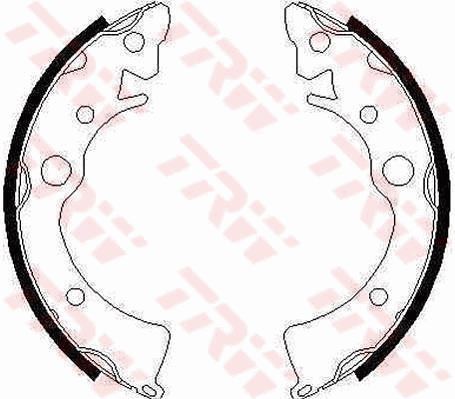 Honda Arka Fren Balatası Pabuc Honda CIVIC 1.3 1.4 1.5 1.6 1988-1991 Crx 1983-1991 Rover 200 1985-1989 - Trw Gs6210