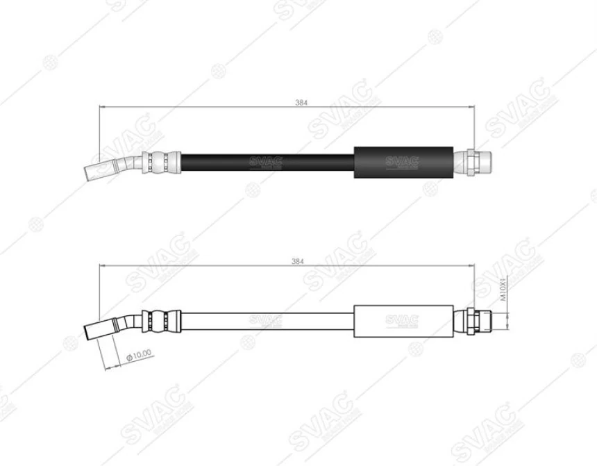 Opel Arka Fren Hortumu İnsignia 08> - Svac 30-0151