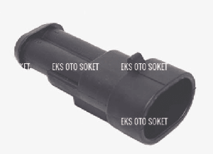 SOKET>ÜNİVERSAL SÜPER SEAL - 2 PİNLİ DİŞİ SOKET DEMONTE - EKS-2C024EDM