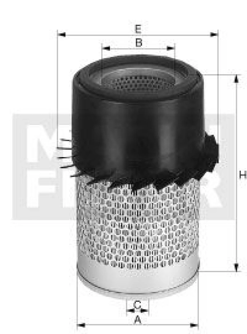 Unıversal Truck Hava Filtresi Deutz-Fahr - Mann C1188x