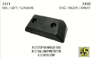 Unıversal Stop Muhafaza Tası-Sol Renault 12 - Pleksan-2421