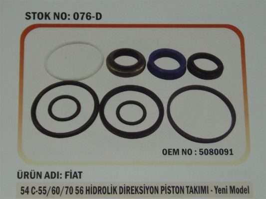 47129 54C-55-46-70-56-60-56 Hidrostatik Direksiyon Ön Lift Tamir Takımı Yeni Model 076-D 5080091 Karadeniz C-455 - PY-47129 - PY-47129