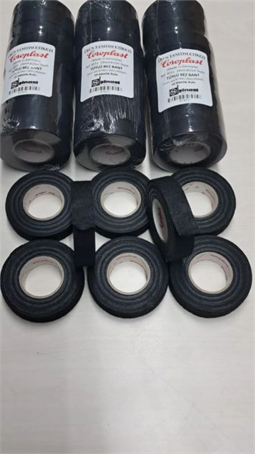 Unıversal Bez Bant 19mm X 15 Mt Tuylu Siyah - Coroplast 8551