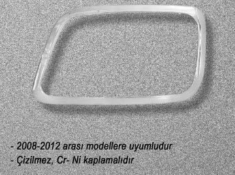 Mercedes Truck Far Cercevesi Sag Cizilmez Cr Ni Kaplı Actros Mp III 08 12 - Ayfar 505430