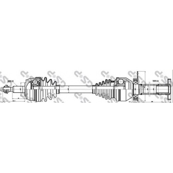 ON AKS SAG TRANSPORTER T5 2,5TDI 03> - GSP 261140