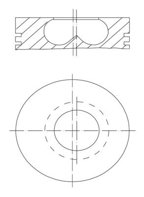 MOTOR PISTON SEGMAN IVECO DAILY DUCATO MASTER 2,8TD EURO 2 (94,40MM) / (STD) - MAHLE 0095000